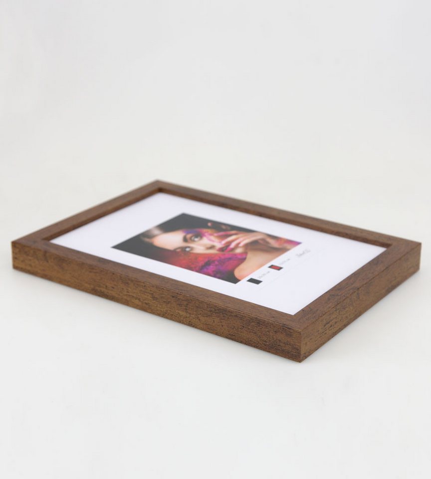 IDEAL TREND Bilderrahmen Holz Bilderrahmen Lifestyle Plexi Foto Rahmen Collage Wanddeko Poster, für 1 Bilder (1 St), Holz Bilderrahmen mit Papiereinleger und Kunststoffglas Bild 5