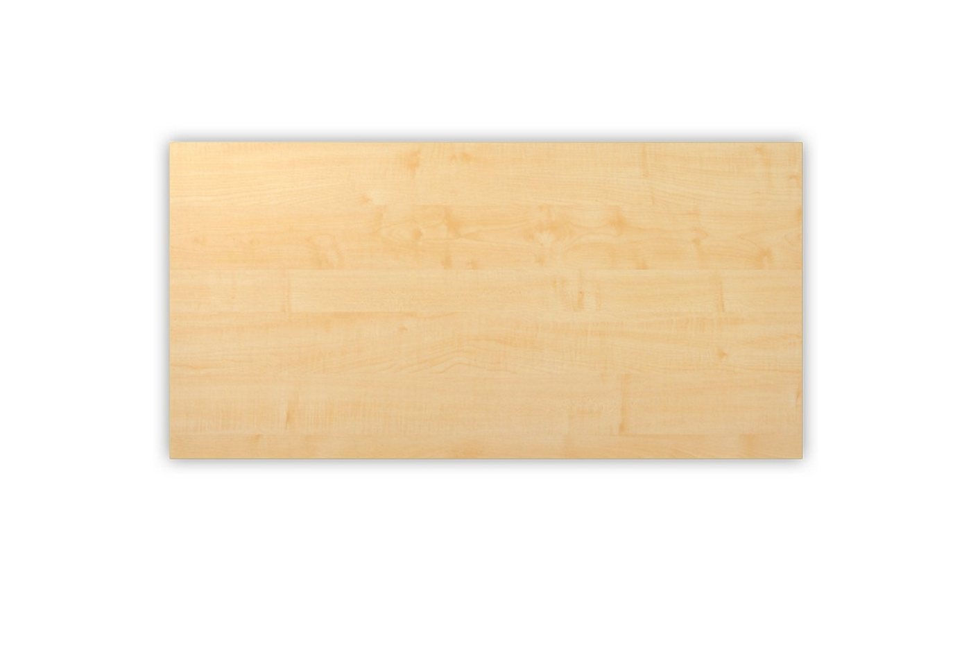 bümö Tischplatte bümö Schreibtischplatte, Rechteck: 160 x 80 cm- Dekor: Ahorn