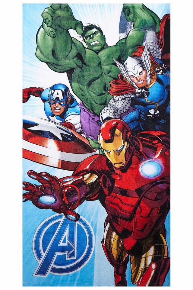 Jerry Fabrics Badetücher Drachen zähmen leicht gemacht + Avengers Handtuch-Set 70x140cm, Frottee (2-St) Bild 3