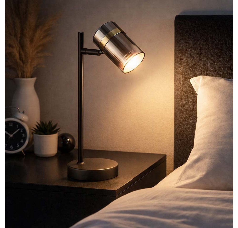 GLOBO LIGHTING Tischleuchte, Leuchtmittel nicht inklusive, 2x Tischleuchte Schreibtischlampe Beistelllampe Leselampe Bild 4