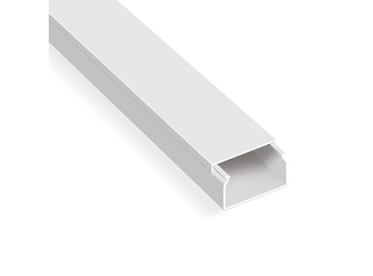 ARLI Kabelkanal Schraubbar mit Bodenlochung (4m Set, 4-St), PVC, schwer entflammbar, IP-Bewertung: IP40