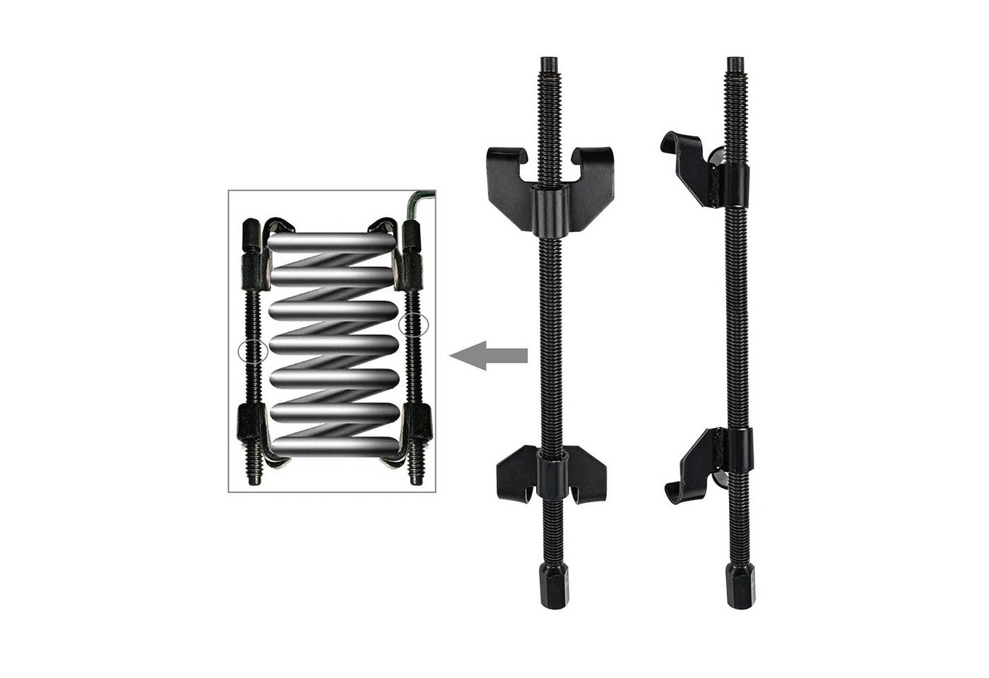 Youyijia Multitool 2TLG Federspanner Auto Tuning Tieferlegung Montagespanner Bild 4