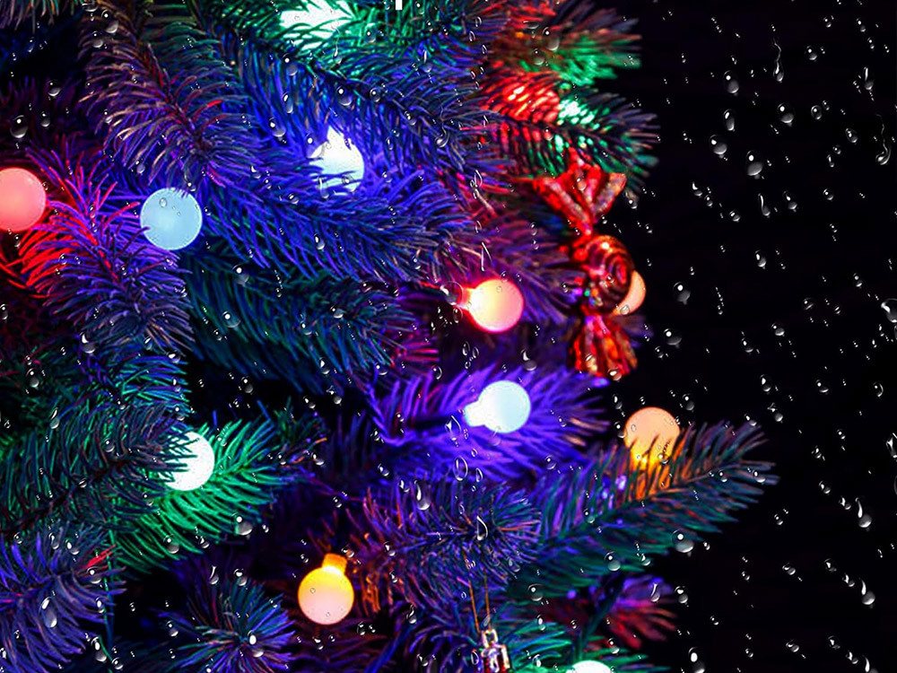 VERK GROUP LED Dekolicht Solar Garten Lichterkette 20 Kugeln Party Beleuchtung Gartengirlande D Bild 2
