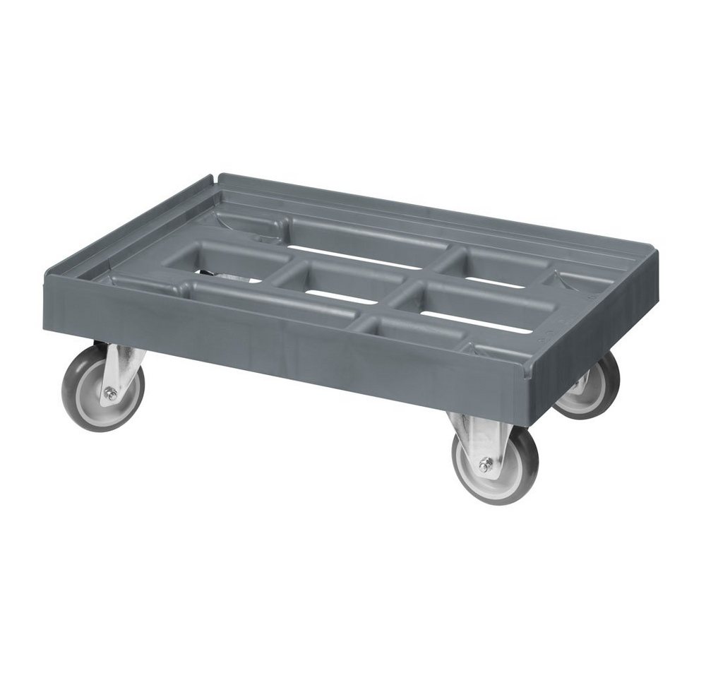 Logiplast Transportroller Transportroller für Kisten 60 x 40 cm mit 2 Bock- und 2 Lenkrollen in Bild 2