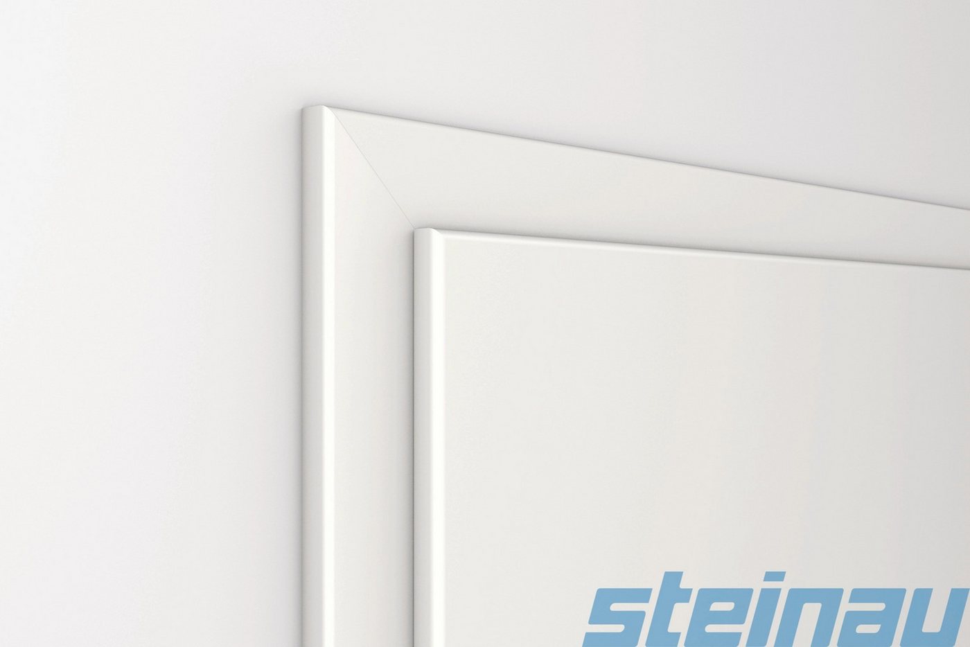 steinau Zimmertür Basic Piano Light Kassetten-Optik, Zarge + Drückergarnitur (Set, Türblatt, Zarge und Edelstahl-Drückergarnitur im Set), Baurichtmaß 2000 x 875 mm Bild 3