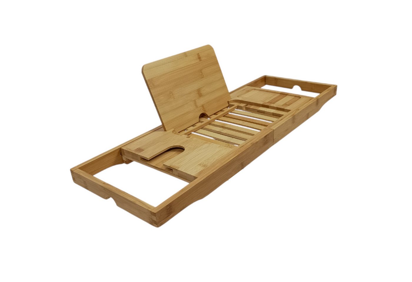 BEGRYF Badewannenablage Badewannenablage Bambus ausziehbar 70-104 x 23,5 x 4 cm Bild 2