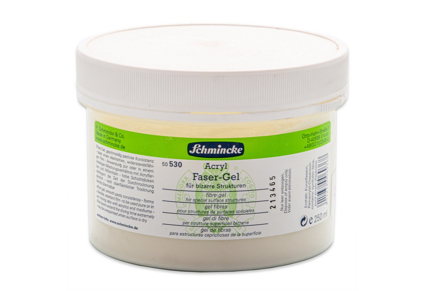 Schmincke Acrylfarbe 4x 250ml Hilfsmittel Faser-Gel Acryl 50 530 048 *** Aktions Angebot Bild 2