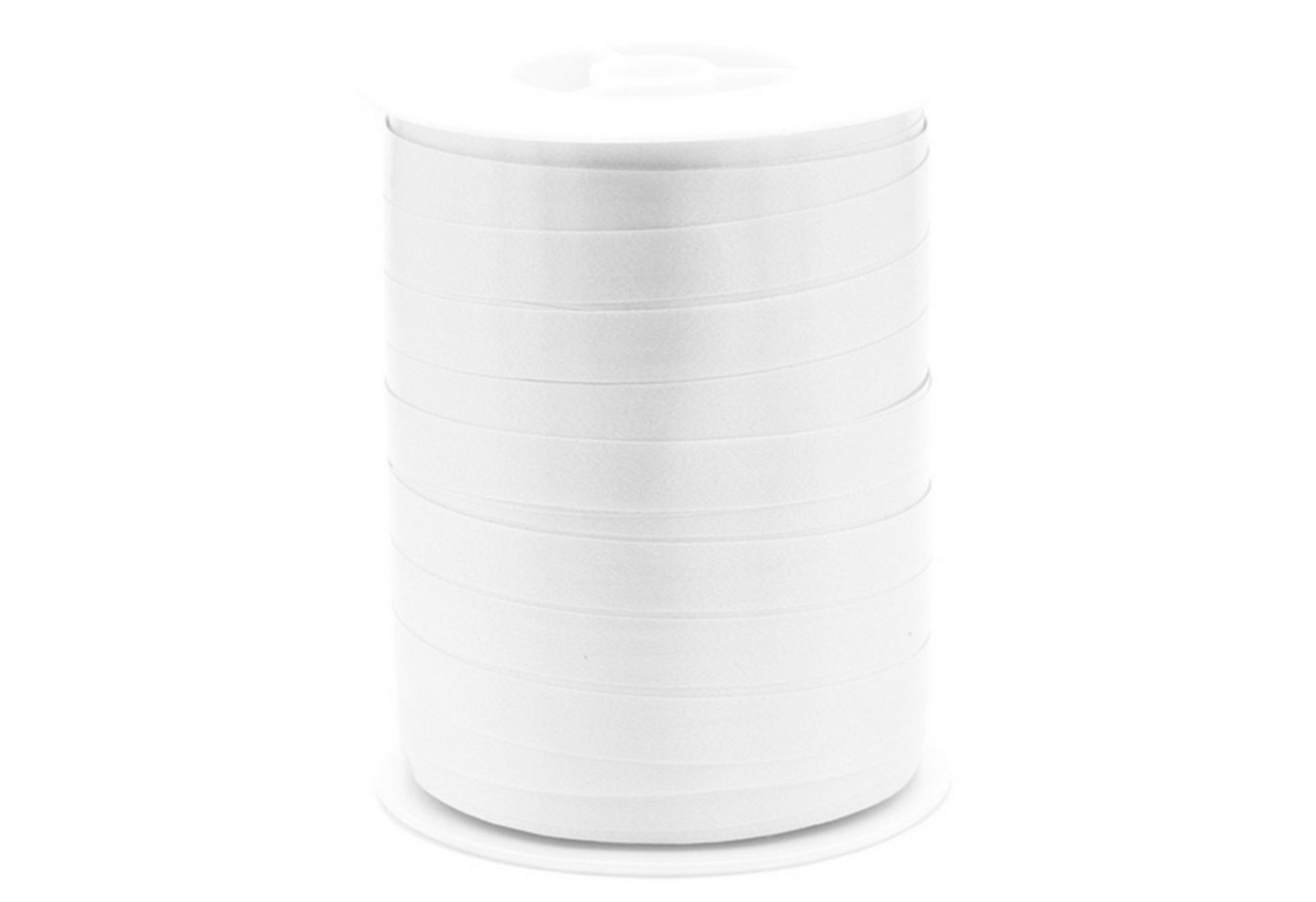 Star Geschenkband, Geschenkband Ringelband 10mm x 250m Rolle Weiß