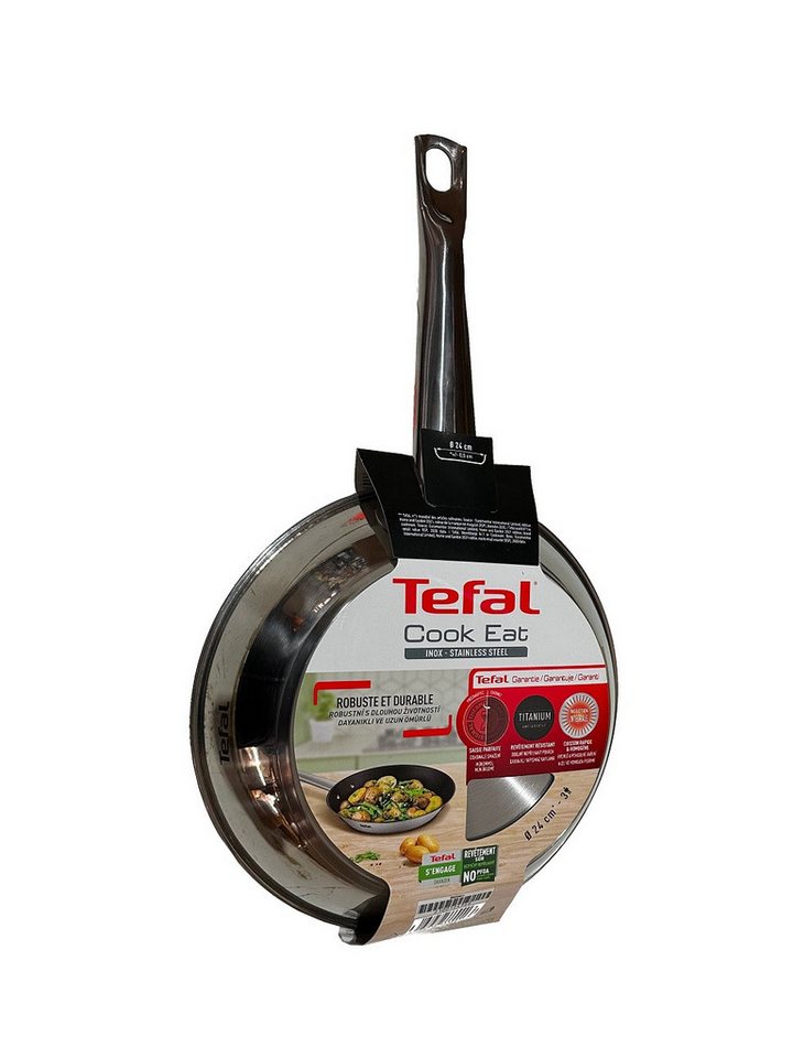 Tefal Grillpfanne Tefal B9220404 COOK EAT Pfanne 24 cm induktionsgeeignet, Edelstahl Bild 2