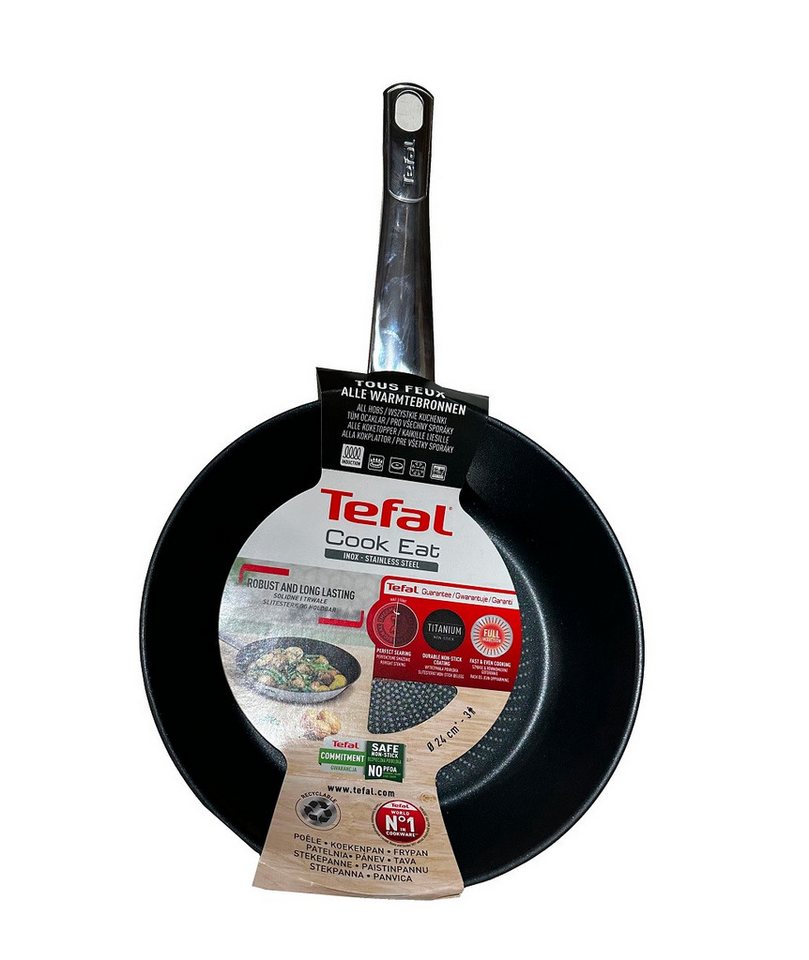 Tefal Grillpfanne Tefal B9220404 COOK EAT Pfanne 24 cm induktionsgeeignet, Edelstahl Bild 4