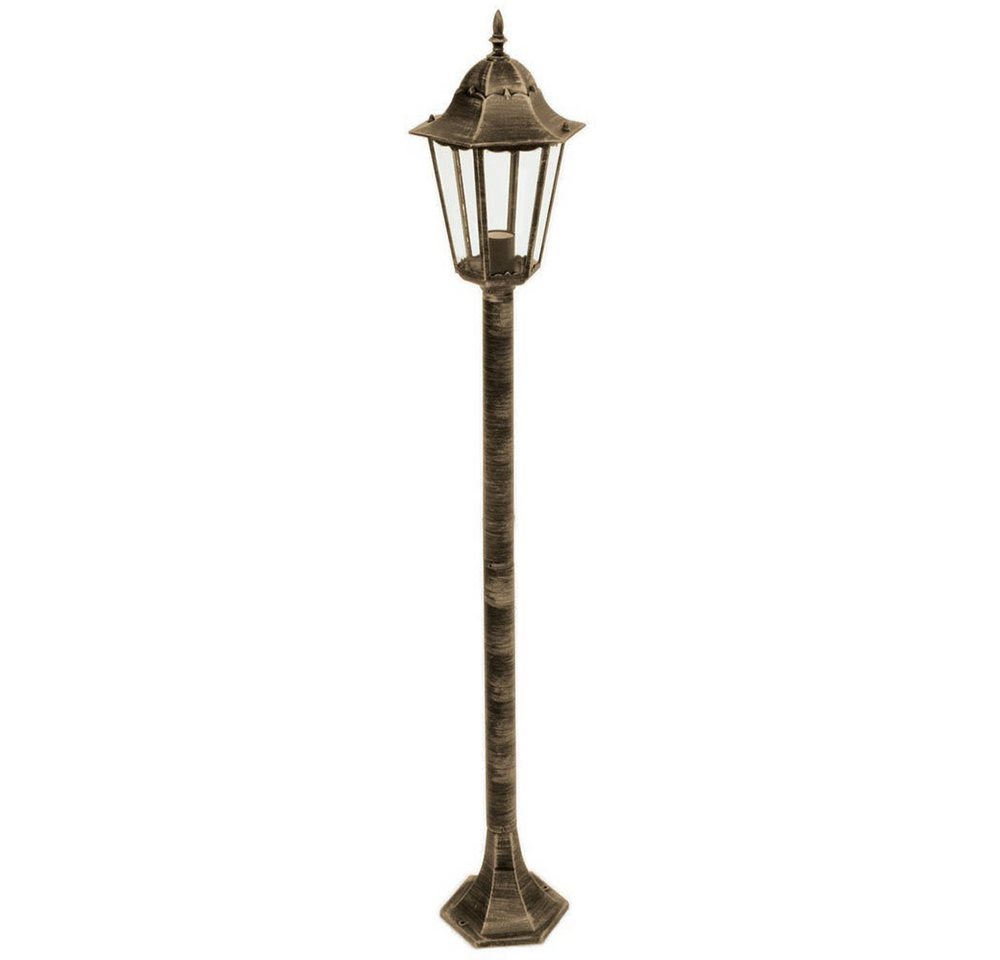 etc-shop LED Außen-Stehlampe, Leuchtmittel inklusive, Warmweiß, LED Kandelaber Stehleuchte Außenlampe Gartenlaterne antik Filament