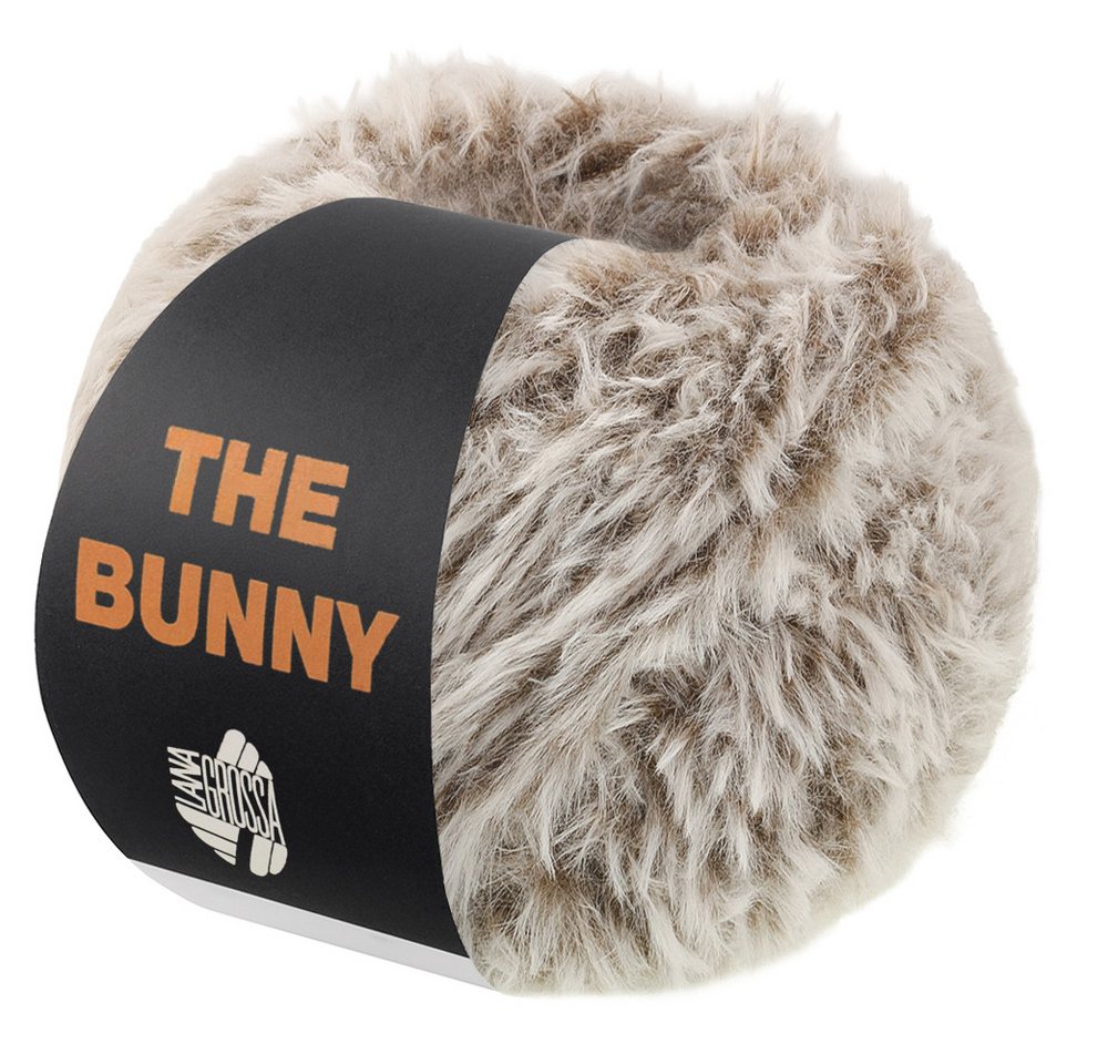 LANA GROSSA THE BUNNY Weiches Effektgarn für Accessoires und Deko Häkelwolle, 120 m (Aufregendes Effektgarn für Accessoires & Dekoartikel, Ideal für Schals, Westen, Kissen und Sitzauflagen), 100 g Bild 2