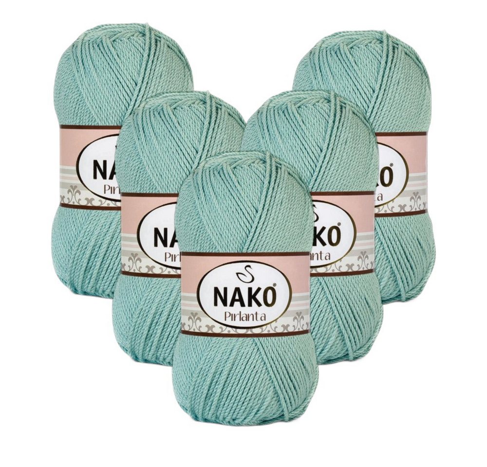 NAKO 5 x NAKO Pirlanta Häkelwolle, 225 m, Häkelgarn,Strickgarn,Amigurumi,Strickwolle Bild 2