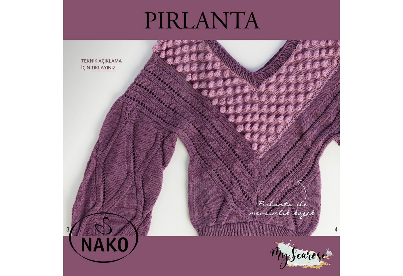 NAKO 5 x NAKO Pirlanta Häkelwolle, 225 m, Häkelgarn,Strickgarn,Amigurumi,Strickwolle Bild 5