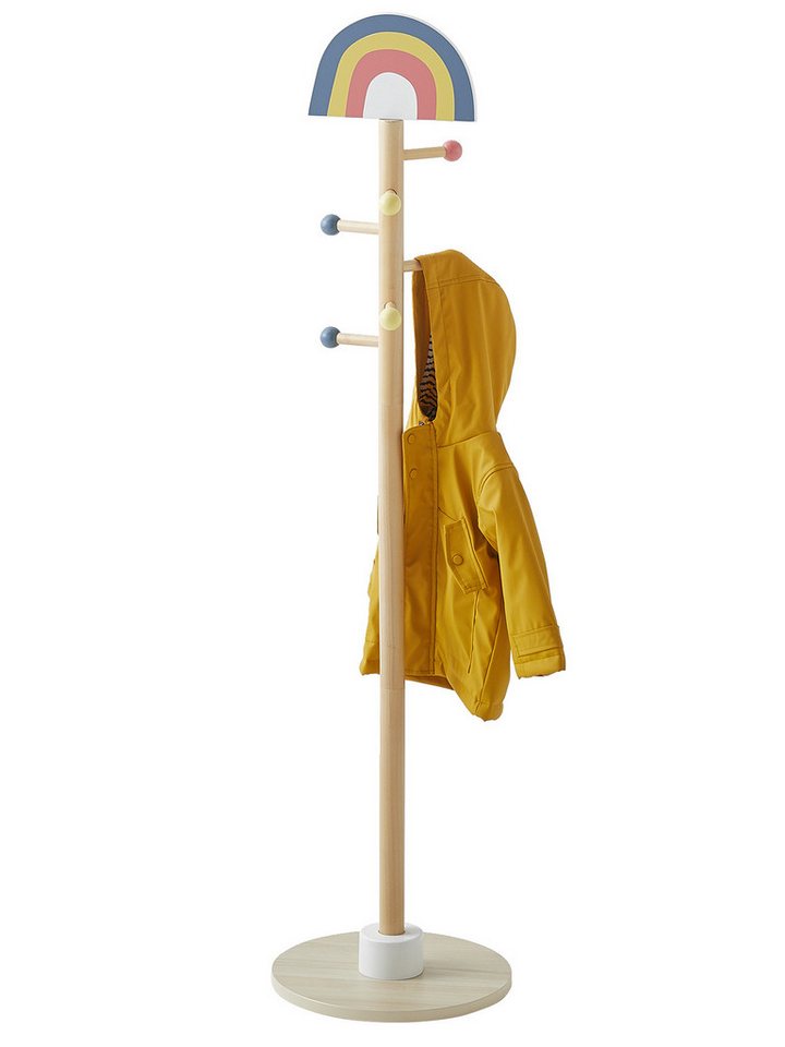 vertbaudet Wandgarderobe Kinderzimmer Garderobenständer REGENBOGEN Bild 2