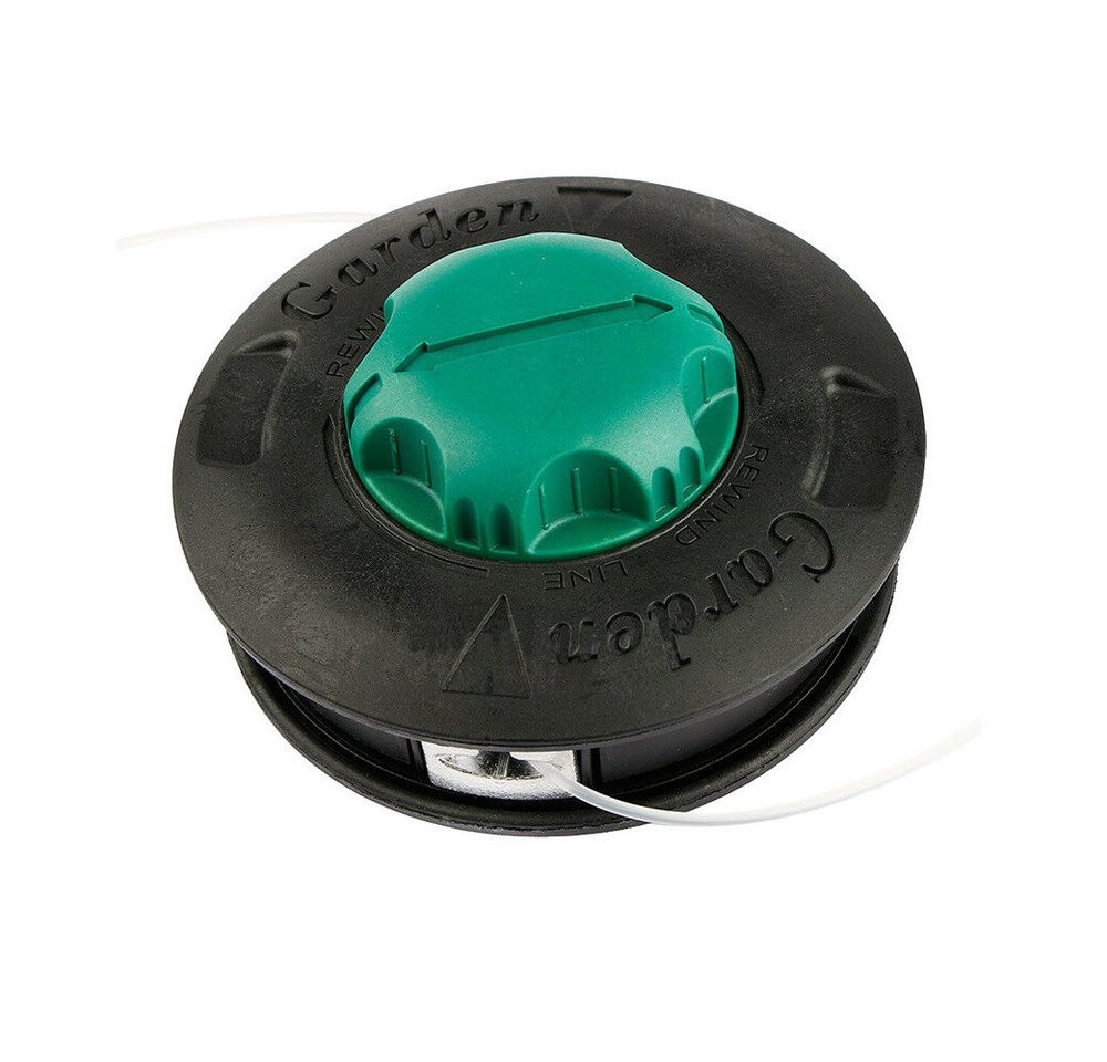 Trade-Shop Rasentrimmer-Ersatzspule Fadenkopf Mähkopf Ersatz für Efco 63109001, 63129007, 8.50 m Fadenlänge, (1-St), Gewindeanschluss: M10 x 1,25mm (Links) / Load & Go Schnell-Ladesystem