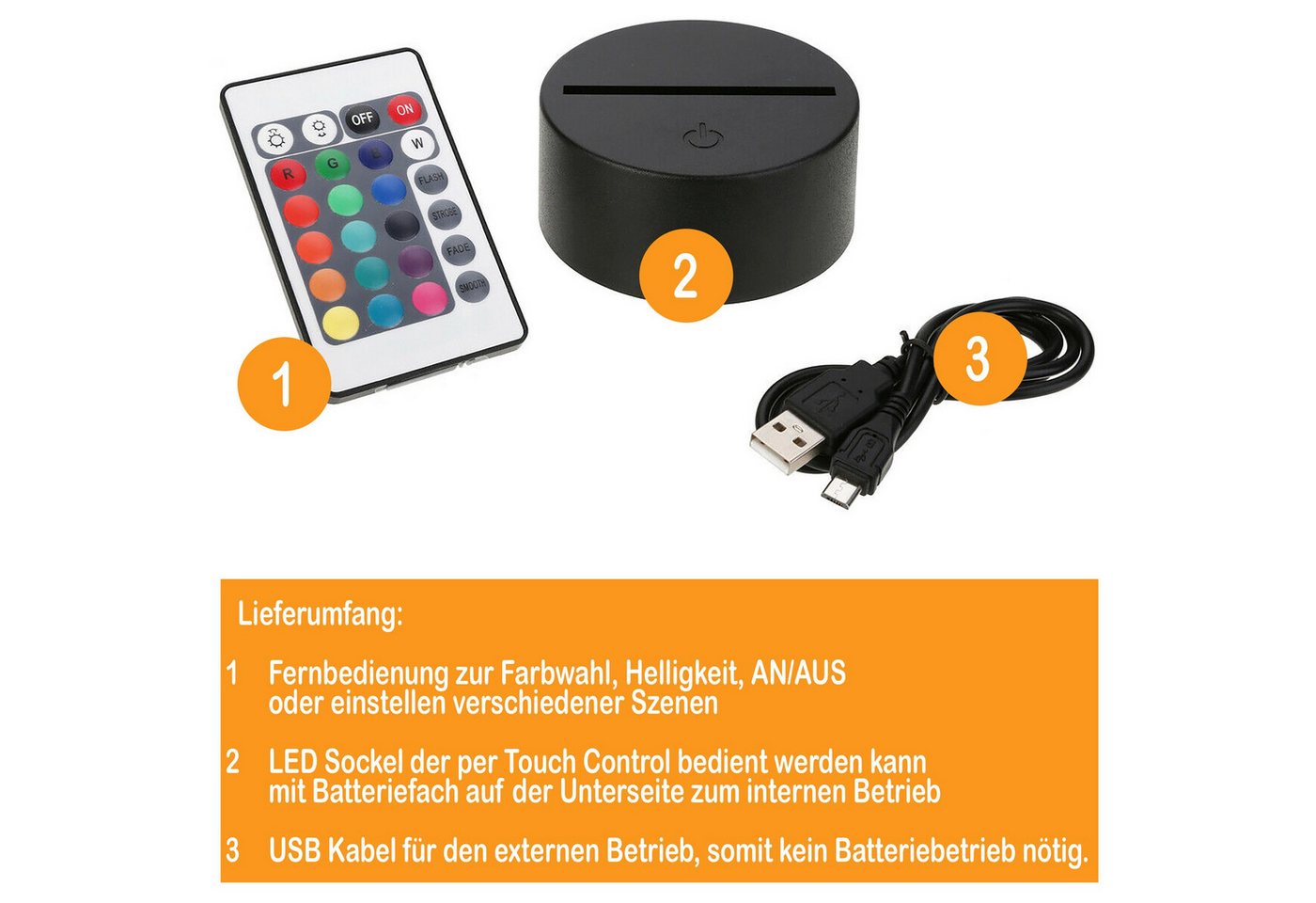 Lieblingsmensch LED Nachtlicht mit Gravur, Bester Mann, Acryl-Lampe mit romantischem Spruch, LED fest integriert, Farbwechsel oder feste Farbe mit Fernbedienung & Touch, Dekolampe zur Hochzeit, Geburtstag, Verlobung & Jahrestag Bild 2