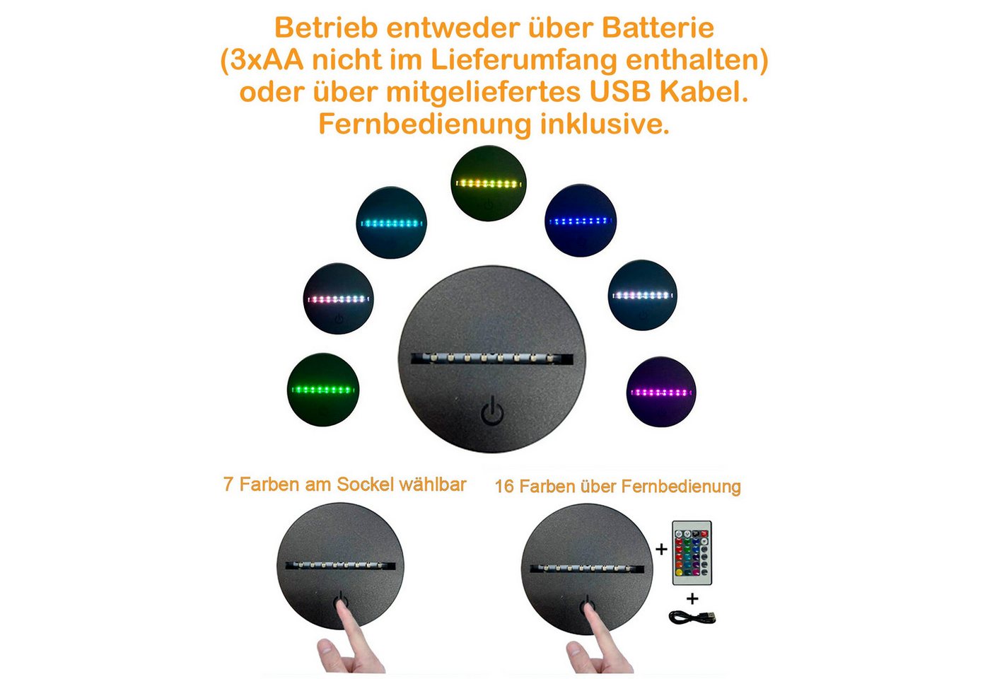 Lieblingsmensch LED Nachtlicht mit Gravur, Bester Mann, Acryl-Lampe mit romantischem Spruch, LED fest integriert, Farbwechsel oder feste Farbe mit Fernbedienung & Touch, Dekolampe zur Hochzeit, Geburtstag, Verlobung & Jahrestag Bild 5
