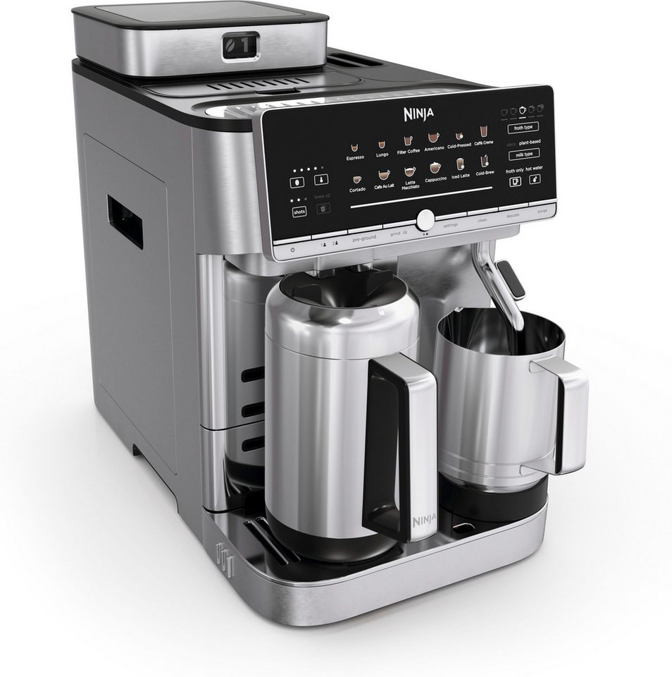 NINJA Kaffeevollautomat AutoBarista Pro Kaffeemaschine AE1051EU, 2 individuelle Benutzerprofile für Getränke Bild 5