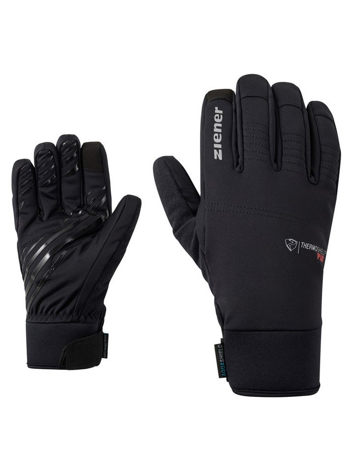 Ziener Fahrradhandschuhe DINUSO-Z AQUASHIELD® PrimaLoft® TOUCH wasserdicht, winddicht, atmungsaktiv, extra warm durch PrimaLoft®