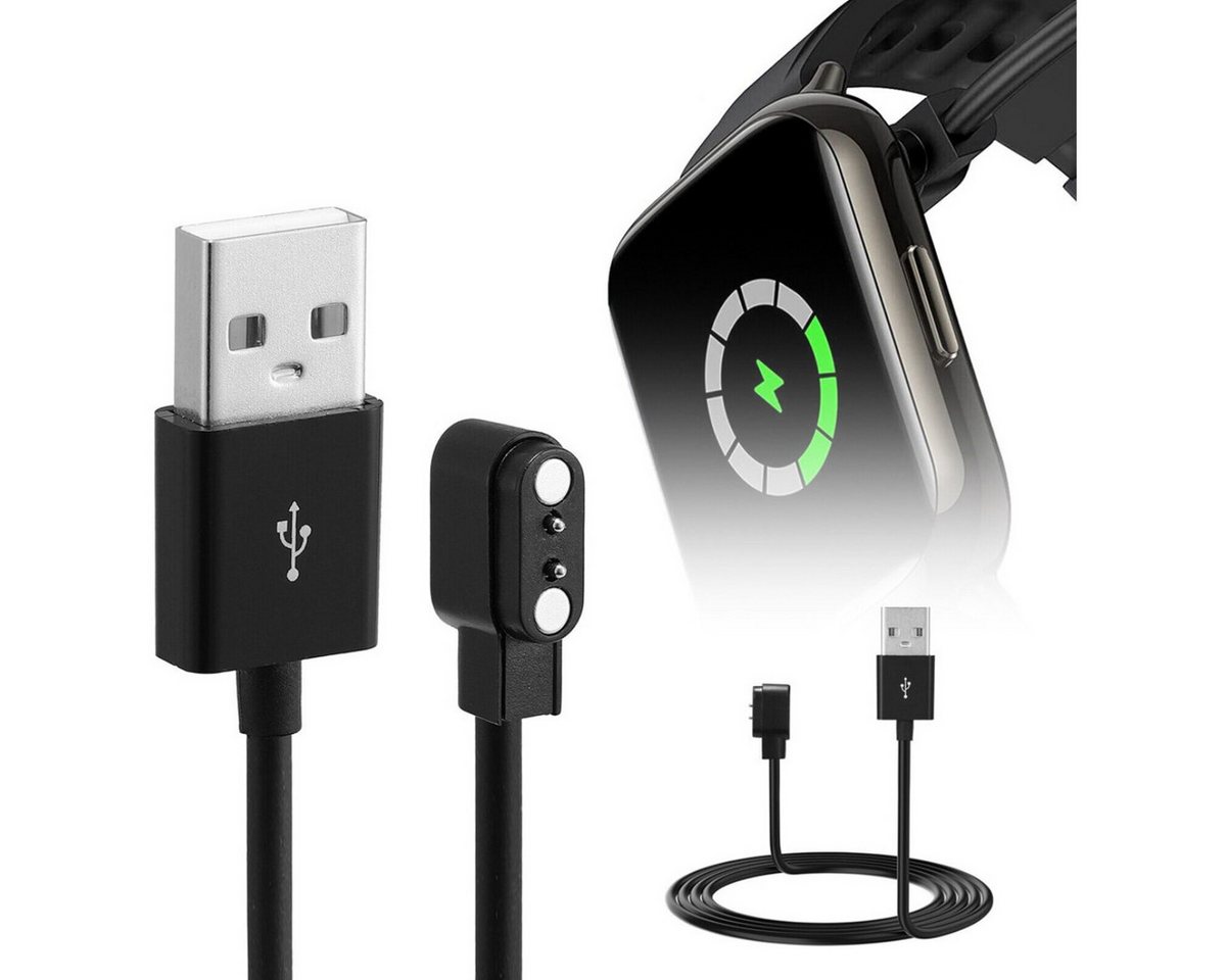 Xssive Magnetisches Ladekabel kompatibel mit XSS-SW11 Smartwatch Smartwatch-Ladekabel Bild 2