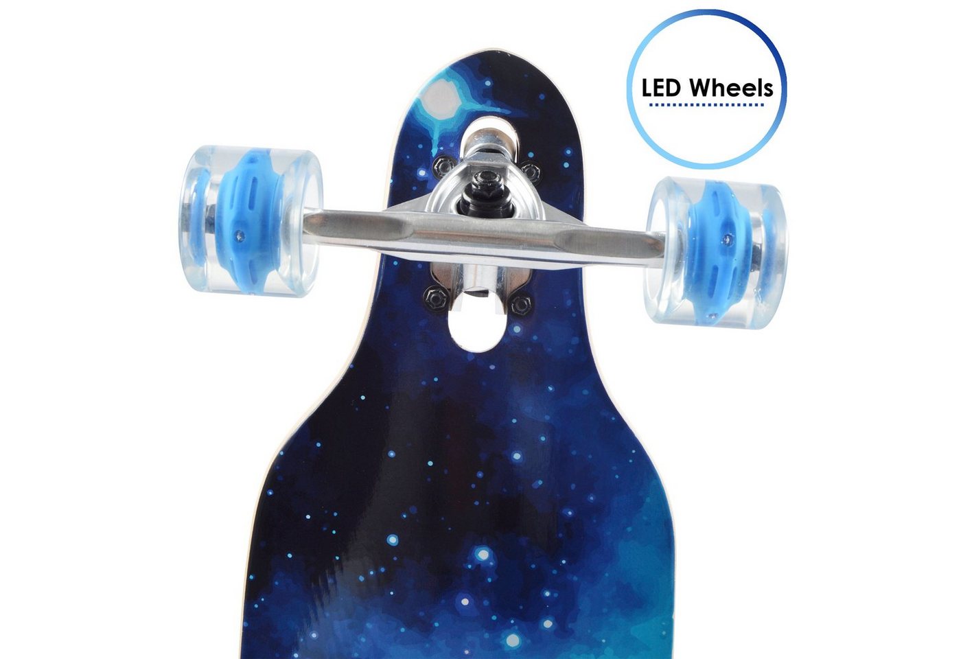 Apollo Longboard Twin Tip DT Longboard 36", gefertigt aus 8 Holzlagen in angesagtem TwinTip-Shape Bild 4