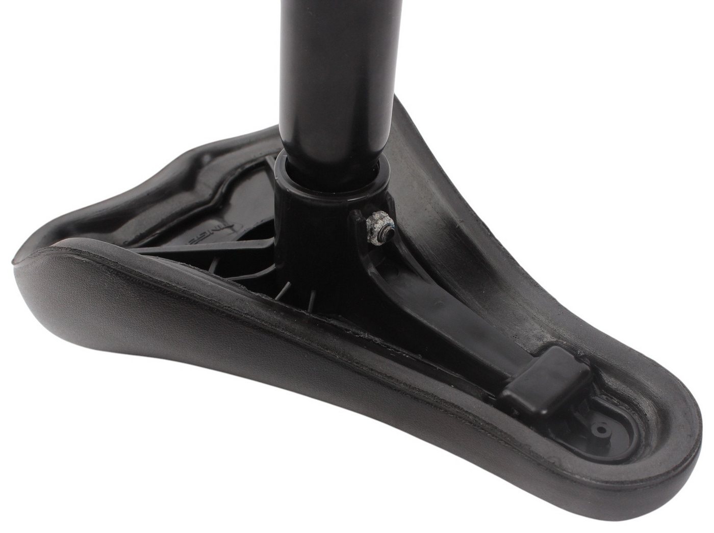 KHEbikes Fahrradsattel KHE BMX Sattelcombo One Piece 27,2 mm Gepolstert Schwarz, Integrierte 27,2 mm Stütze