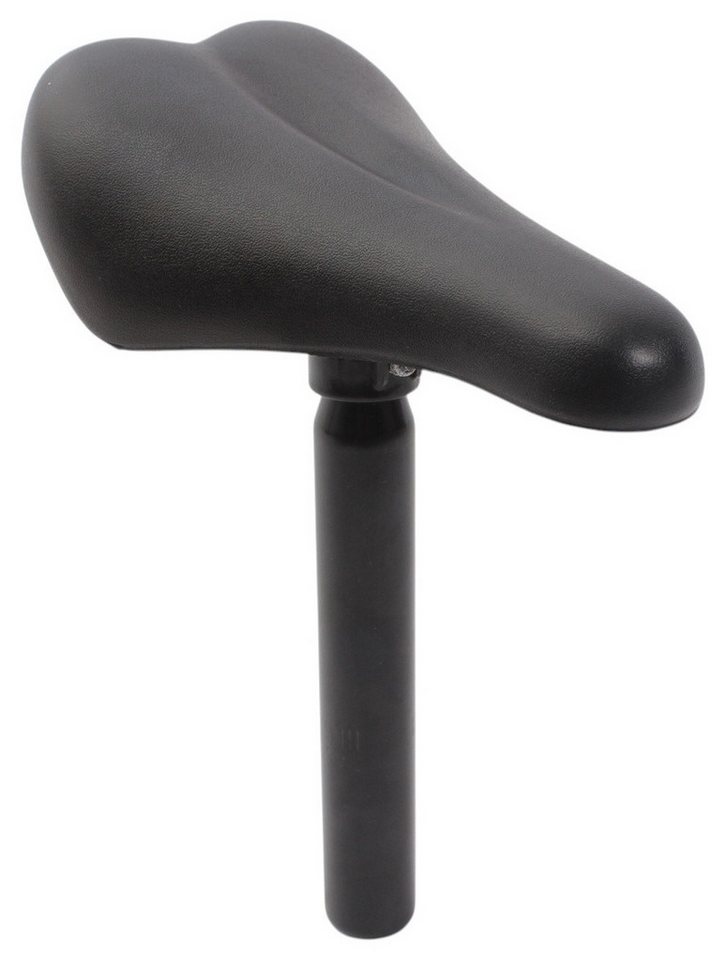 KHEbikes Fahrradsattel KHE BMX Sattelcombo One Piece 27,2 mm Gepolstert Schwarz, Integrierte 27,2 mm Stütze Bild 3