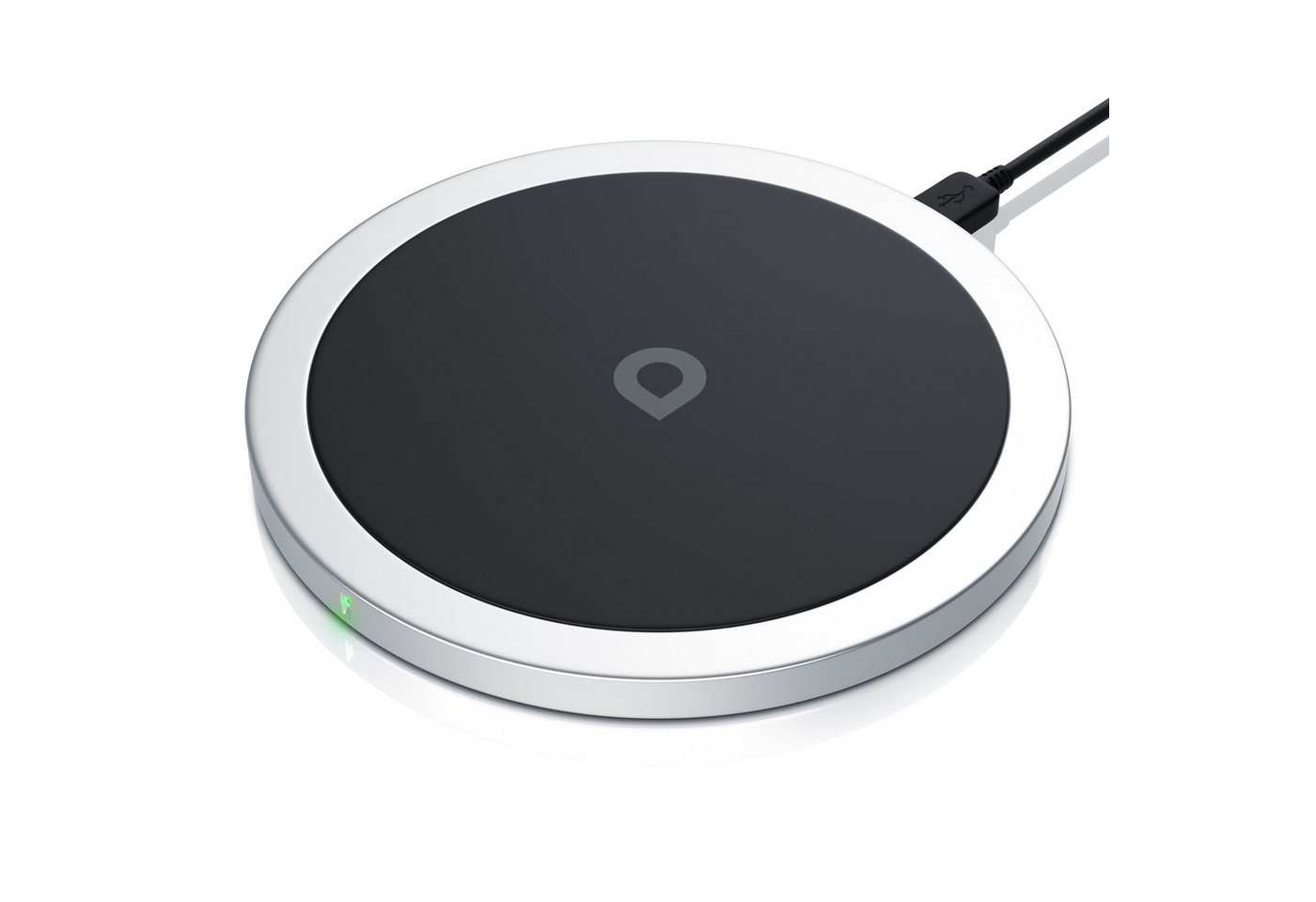 Aplic Schnelles Kabelloses Ladepad, Qi-Zertifiziert, Fast Wireless Charger Induktions-Ladegerät (10W Max, kompatibel mit iPhone, Samsung, Xiaomi, Huawei, Google, Honor) Bild 3
