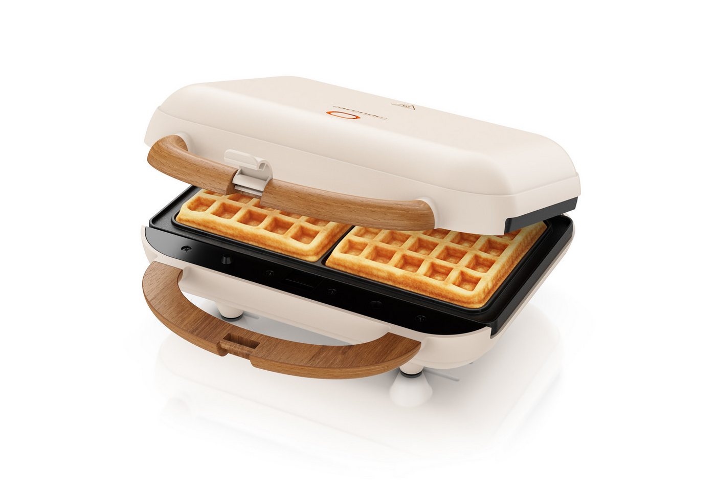 Arendo 3-in-1-Sandwichmaker 3in1 Sandwichmaker, Waffeleisen & Kontaktgrill mit Wechselplatten, 900 W, 2 Zonen Panini Grill mit Wechselplatten & Temperaturkontrolle BPA-frei Bild 5