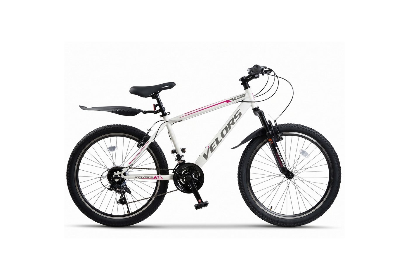 Velors Mountainbike 20, 24 Zoll Fahrrad Kinderfahrrad Mädchen und Jungen, 21 Gang Shimano Tourney Schaltwerk, Kettenschaltung, Hochwertiger Rahmen, Jugendfahrrad MTB Hardtail Fahrrad Bild 5