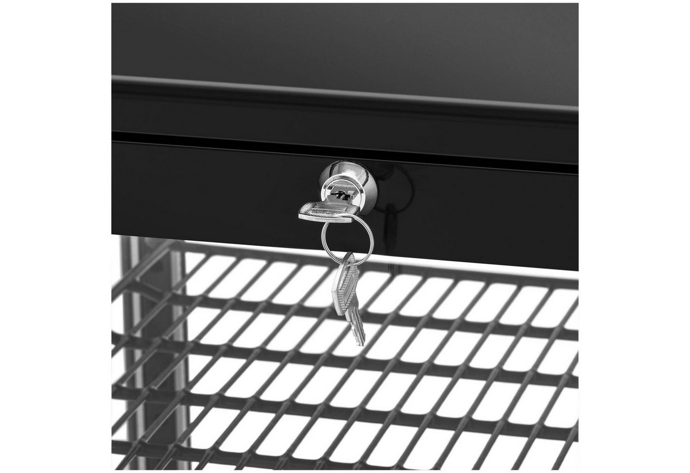 Royal Catering Kühlschrank RCCC-58-BT, 83 cm hoch, 44 cm breit, Kühlvitrine 58 L Kuchentheke 3 Ebenen Kühltheke abschließbar 0 - 12 °C