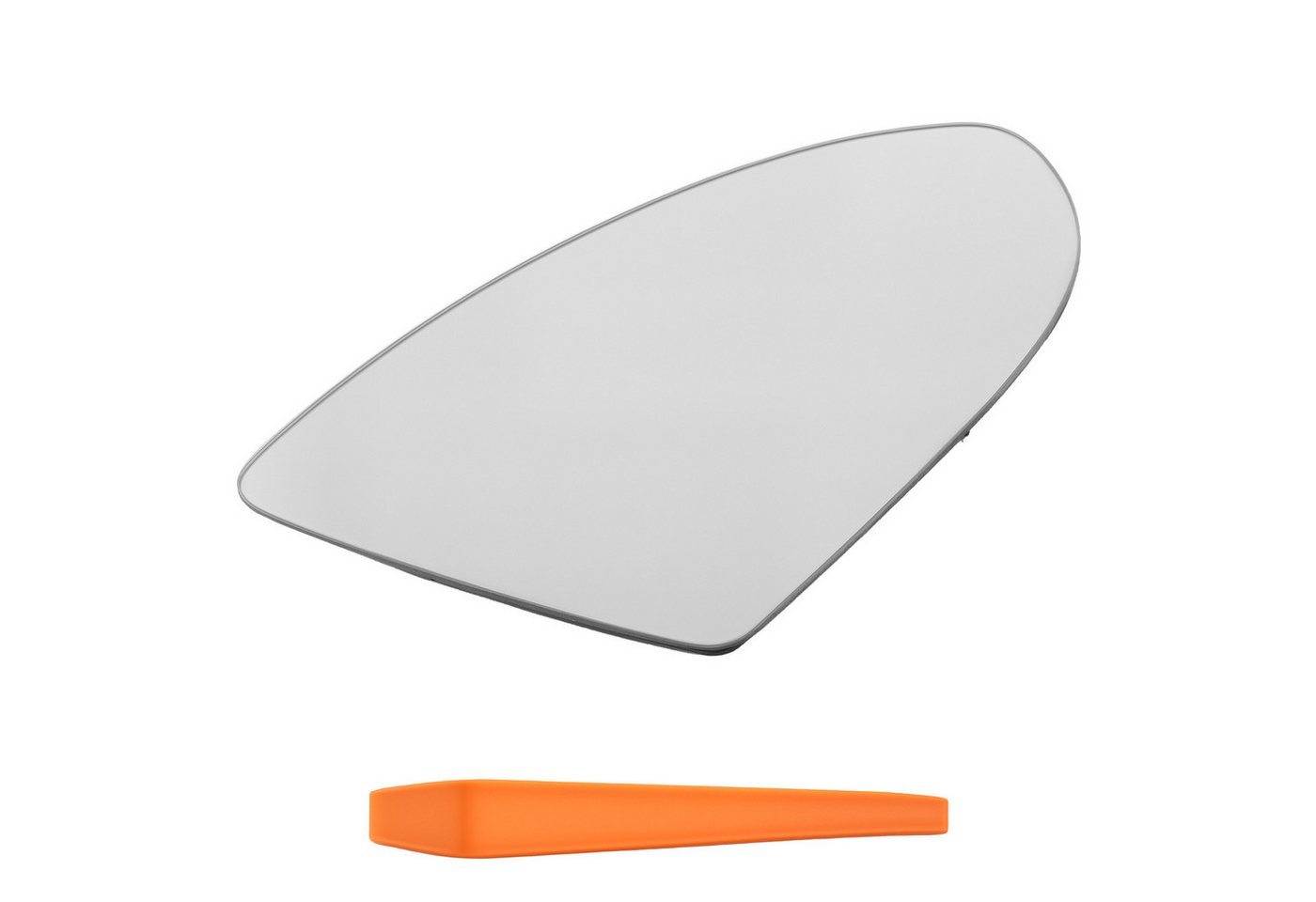 maXpeedingrods Autospiegel, Konvex Spiegelglas Rechts for Volkswagen Golf Mk7 2013-2021 5G0857522