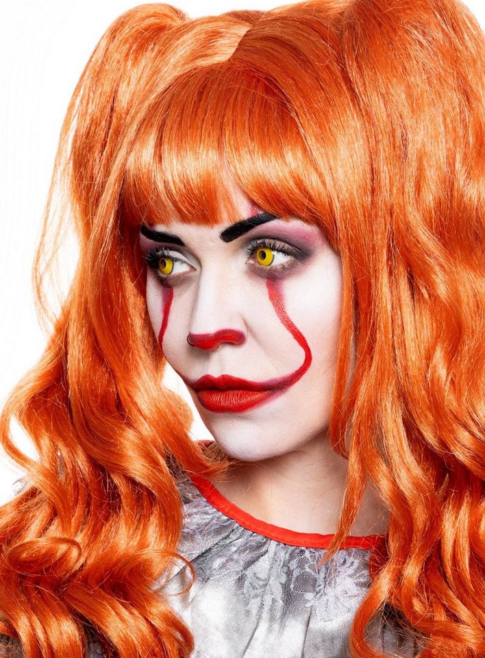 Maskworld Theaterschminke Make up Clown - Schminke Karneval Faschingskostüm, Halloween Schminkset mit perfekt abgestimmten Komponenten Bild 3
