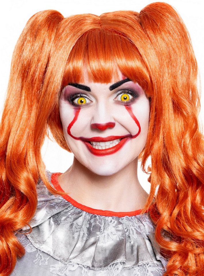 Maskworld Theaterschminke Make up Clown - Schminke Karneval Faschingskostüm, Halloween Schminkset mit perfekt abgestimmten Komponenten Bild 4