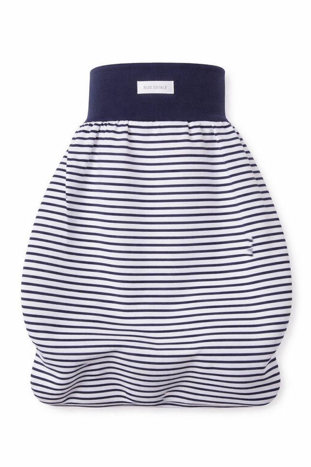 La Bortini Pucksack Fußsack Sommer Frühjahr Stramplersack für Babys Kleinkinder gestreift