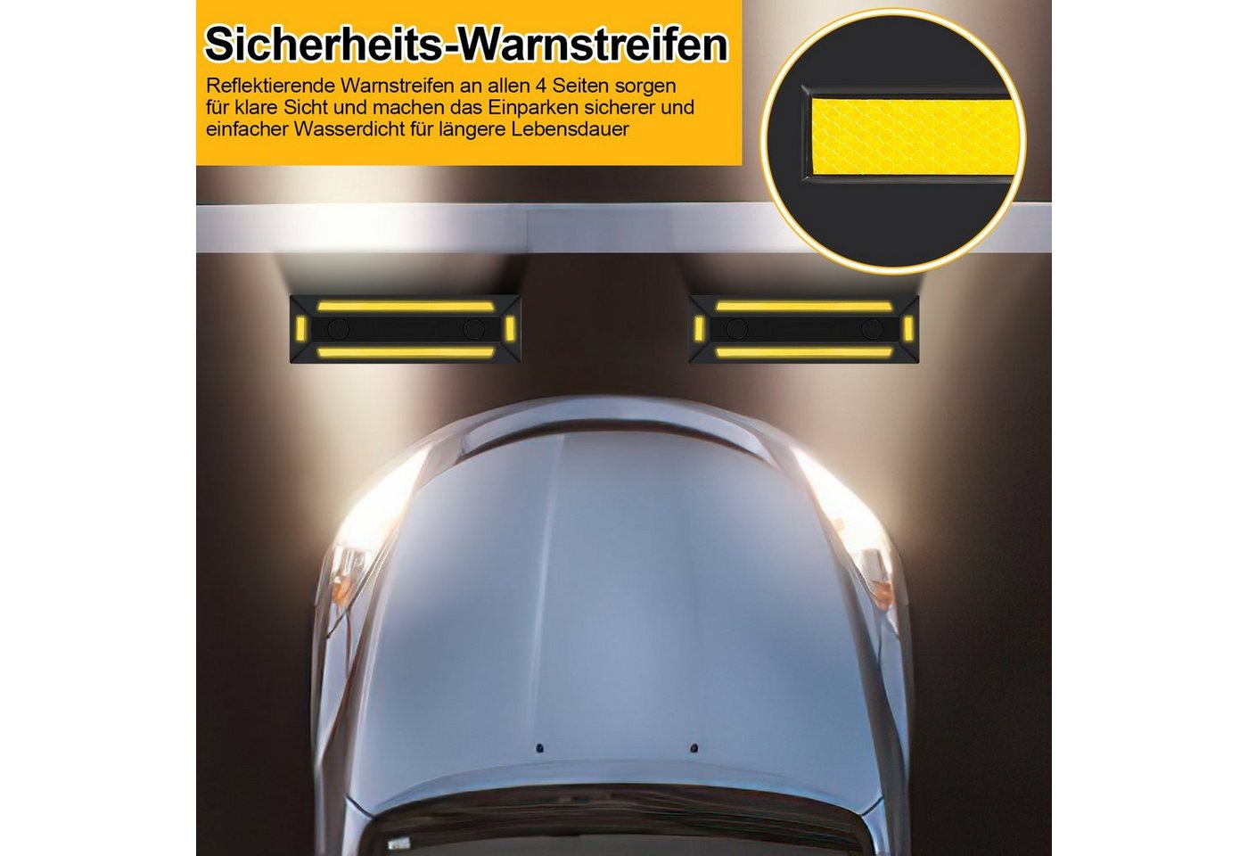 Clanmacy Absperrpfosten 4X Radstopper Parkstopper Garagenstopper Parkplatz Fahrzeugstopper Bild 5