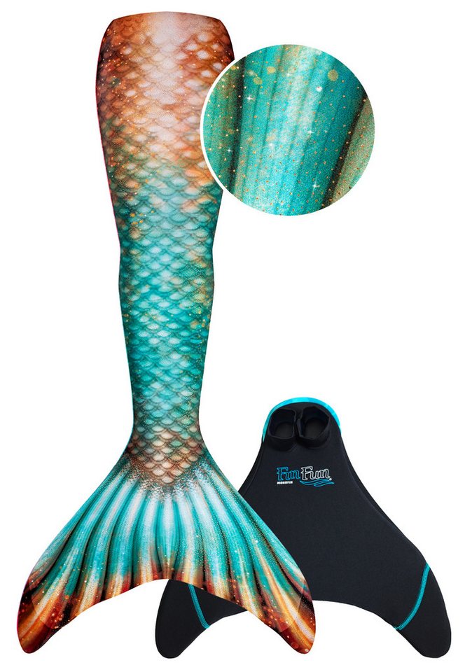 Fin Fun Monoflosse Fin Fun Bronzed Emerald, Adult XS (36-38) Bild 5