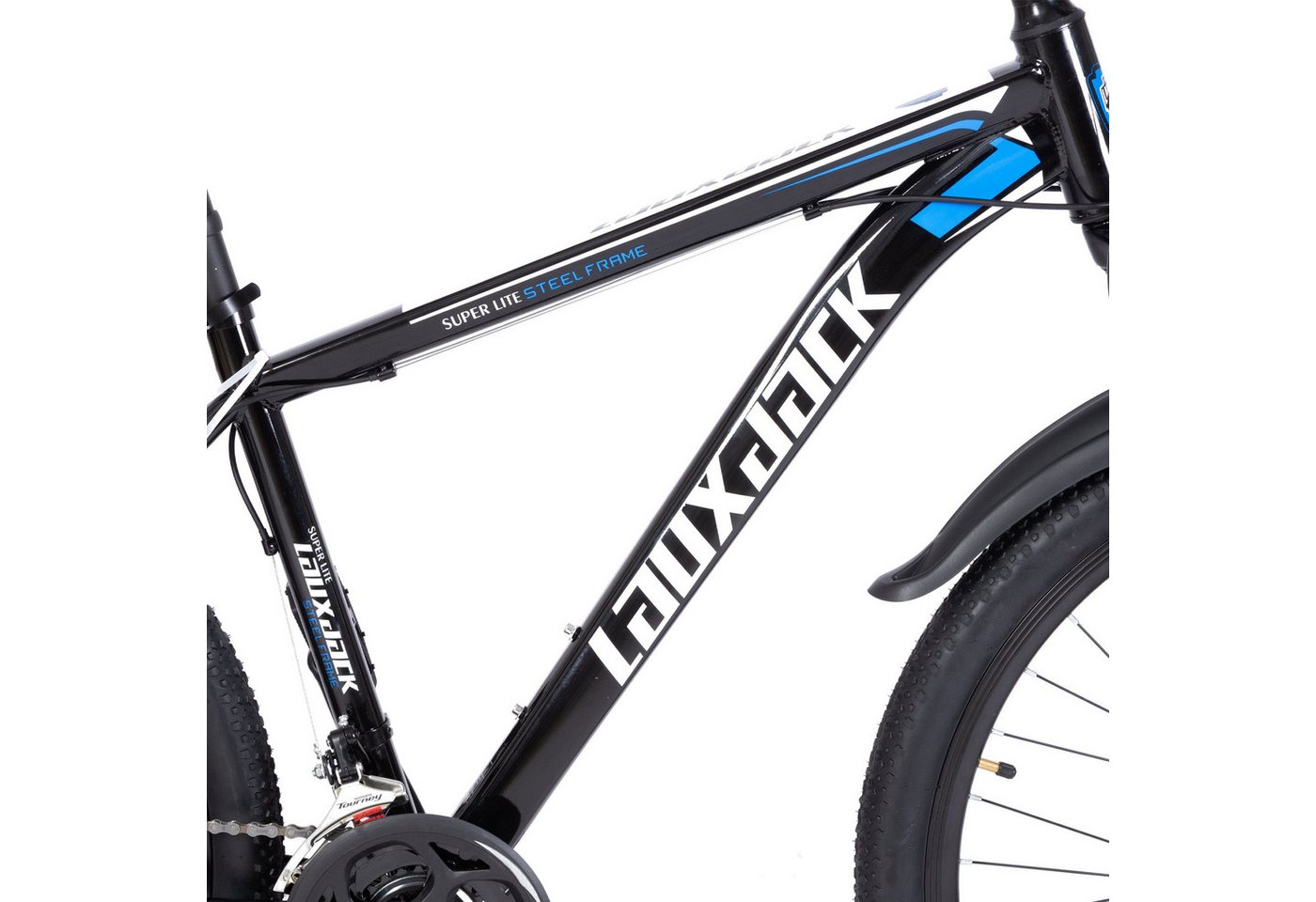 Lauxjack Mountainbike Lauxjack Fahrrad 26 & 27.5 Zoll für Damen und Herren, Kettenschaltung, 21 Gang, Kettenschaltung, 21 Gang Shimano, Mountainbike mit Scheibenbremsen, Sportliches Design Bild 2