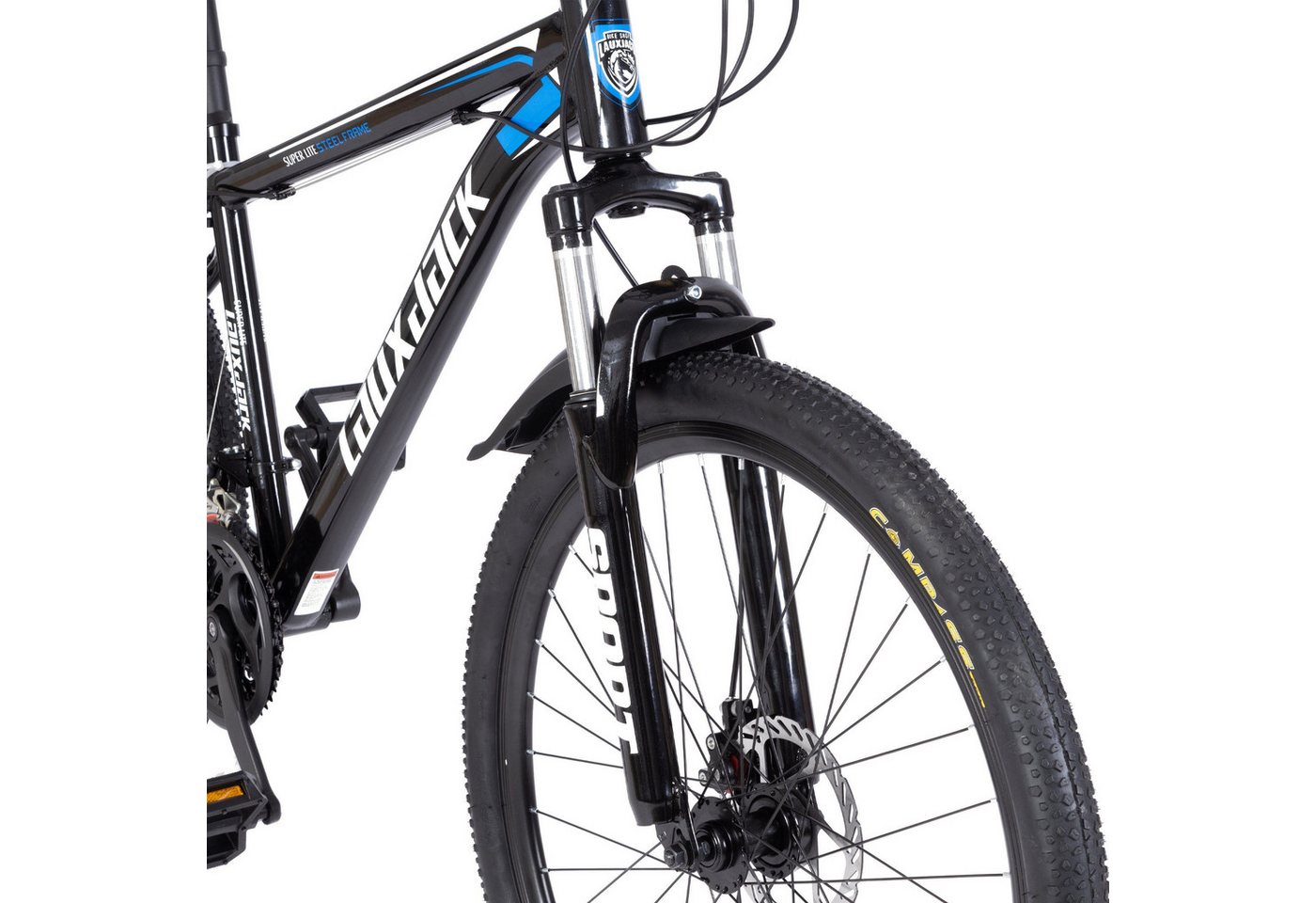 Lauxjack Mountainbike Lauxjack Fahrrad 26 & 27.5 Zoll für Damen und Herren, Kettenschaltung, 21 Gang, Kettenschaltung, 21 Gang Shimano, Mountainbike mit Scheibenbremsen, Sportliches Design Bild 5
