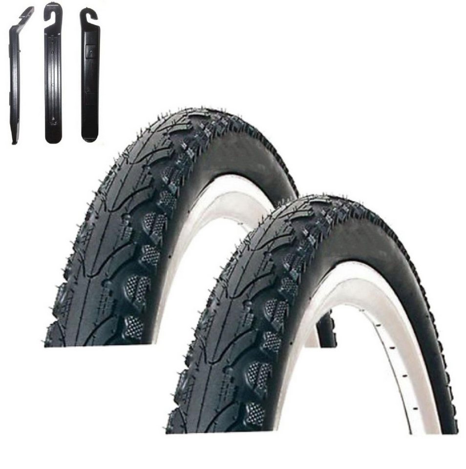 maxxi4you Fahrradreifen 2 x Kenda K-935 Fahrradreifen 24 x 1,75 (47-507) Schwarz inkl. RH Bild 2