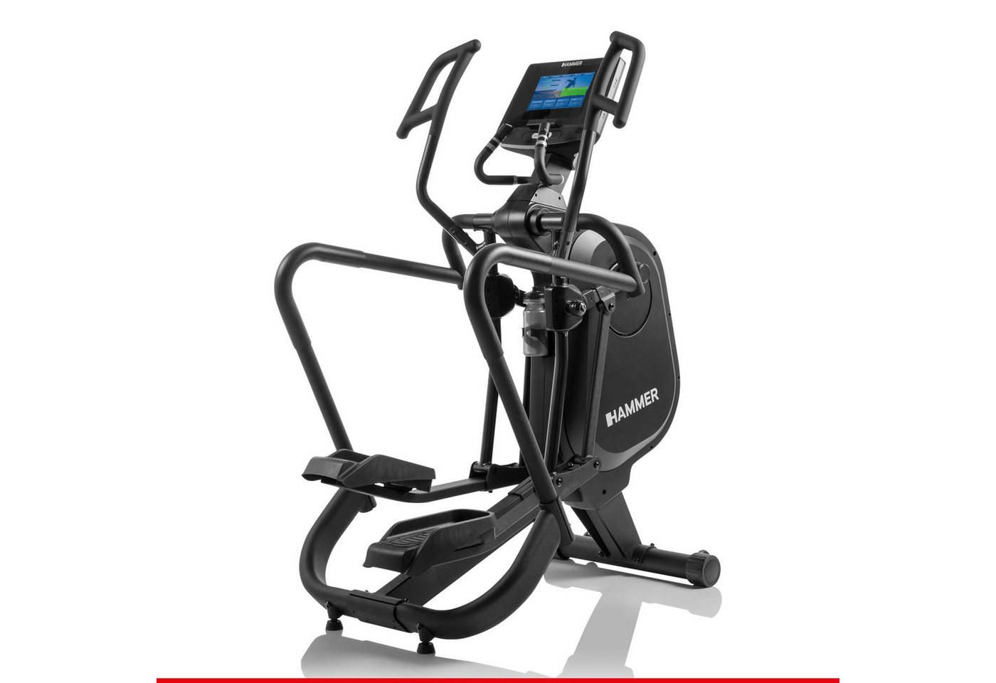 Hammer Crosstrainer Fly RX, 21 Programme, Kinomap, 12 kg Schwungmasse, 10" TFT-Touchscreen