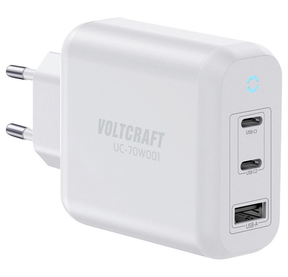 VOLTCRAFT VOLTCRAFT UC-70W001 USB Ladegerät 70 W 1x USB-A, 2x USB-C® Fast Charge USB-Ladegerät (UC-70W001) Bild 3
