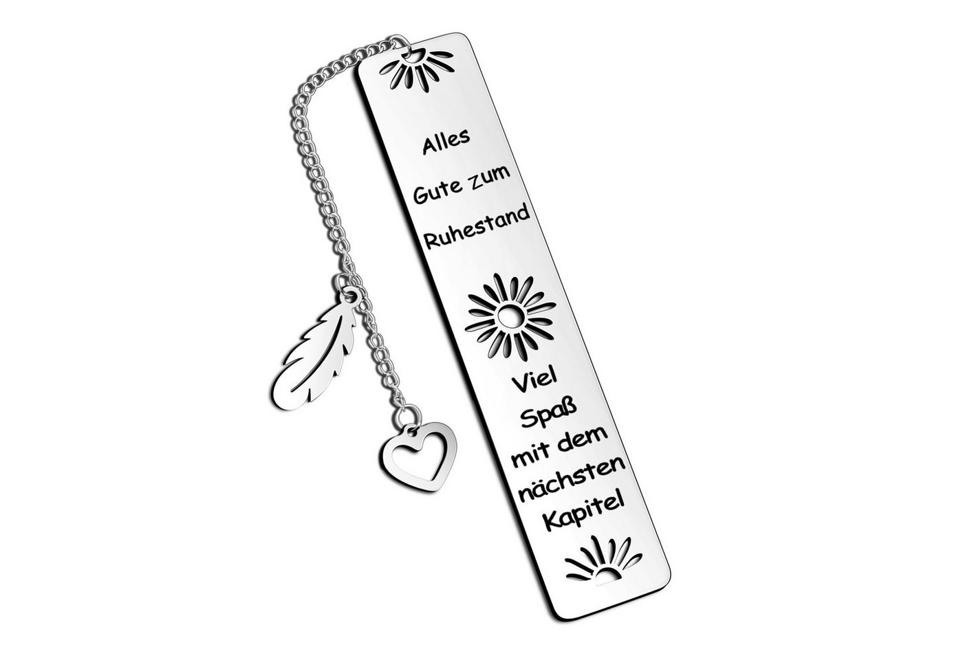 FOUORTUNATE-BEE Lesezeichen Lesezeichen Metall Ruhestand Geschenk Abschiedsgeschenk Kollegen, für Lehrer, Freunde Kollegen Bild 4