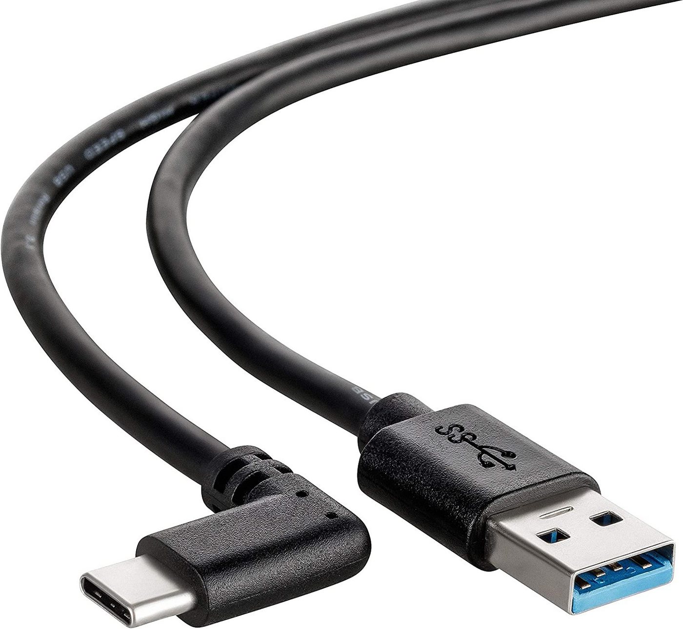 CABLETEX Für Meta Oculus Quest 2 Link Kabel, 3 Meter, MacBook Pro & Smartphones USB-Kabel, USB-A, (300 cm), Winkelstecker Bild 2