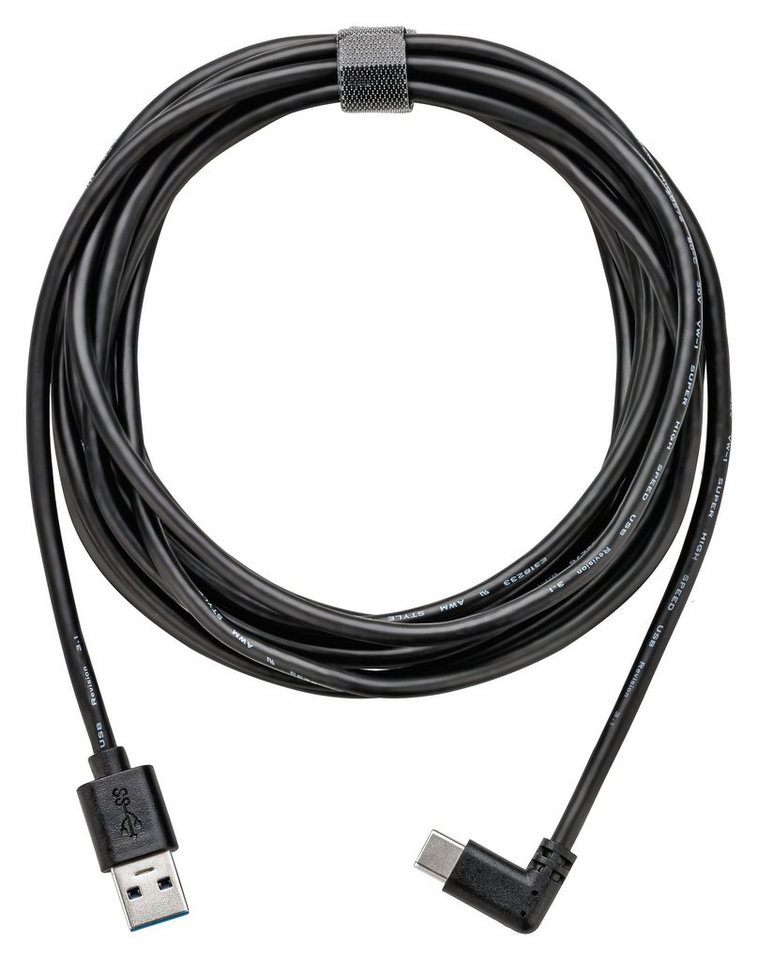 CABLETEX Für Meta Oculus Quest 2 Link Kabel, 3 Meter, MacBook Pro & Smartphones USB-Kabel, USB-A, (300 cm), Winkelstecker Bild 3