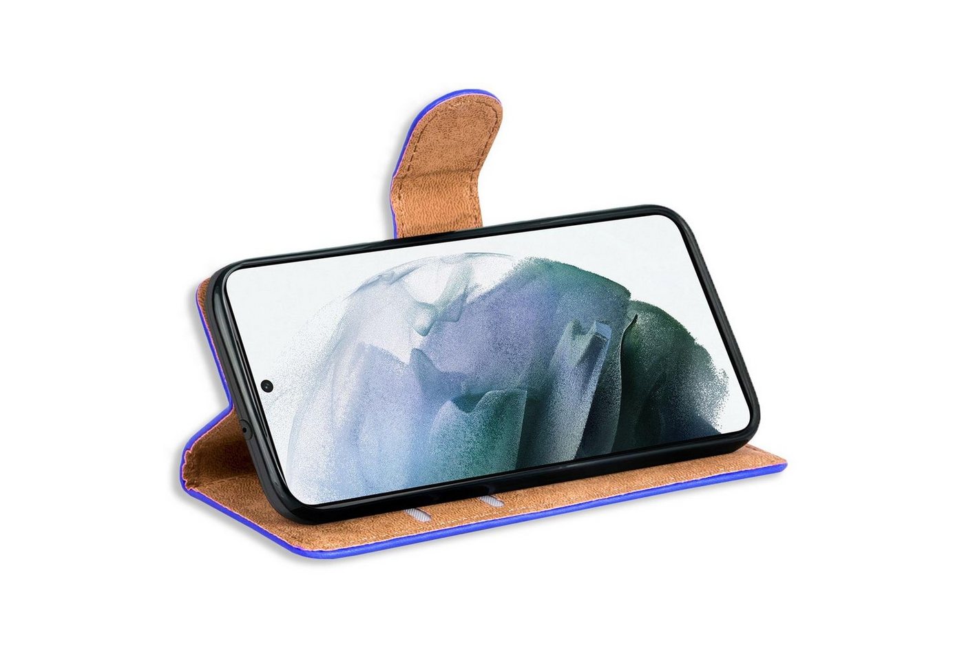 CoolGadget Handykette Handyhülle mit Handyband für Samsung Galaxy S22 6,1 Zoll, Case zum Umhängen Kette Halsband Kordel mit Hülle für Samsung S22 5G