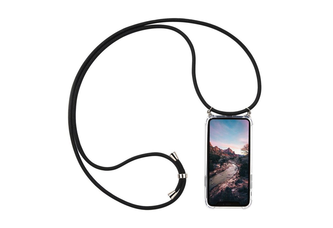 CoolGadget Handykette Handyhülle mit Handyband für Samsung Galaxy S22 6,1 Zoll, Case zum Umhängen Kette Halsband Kordel mit Hülle für Samsung S22 5G Bild 2