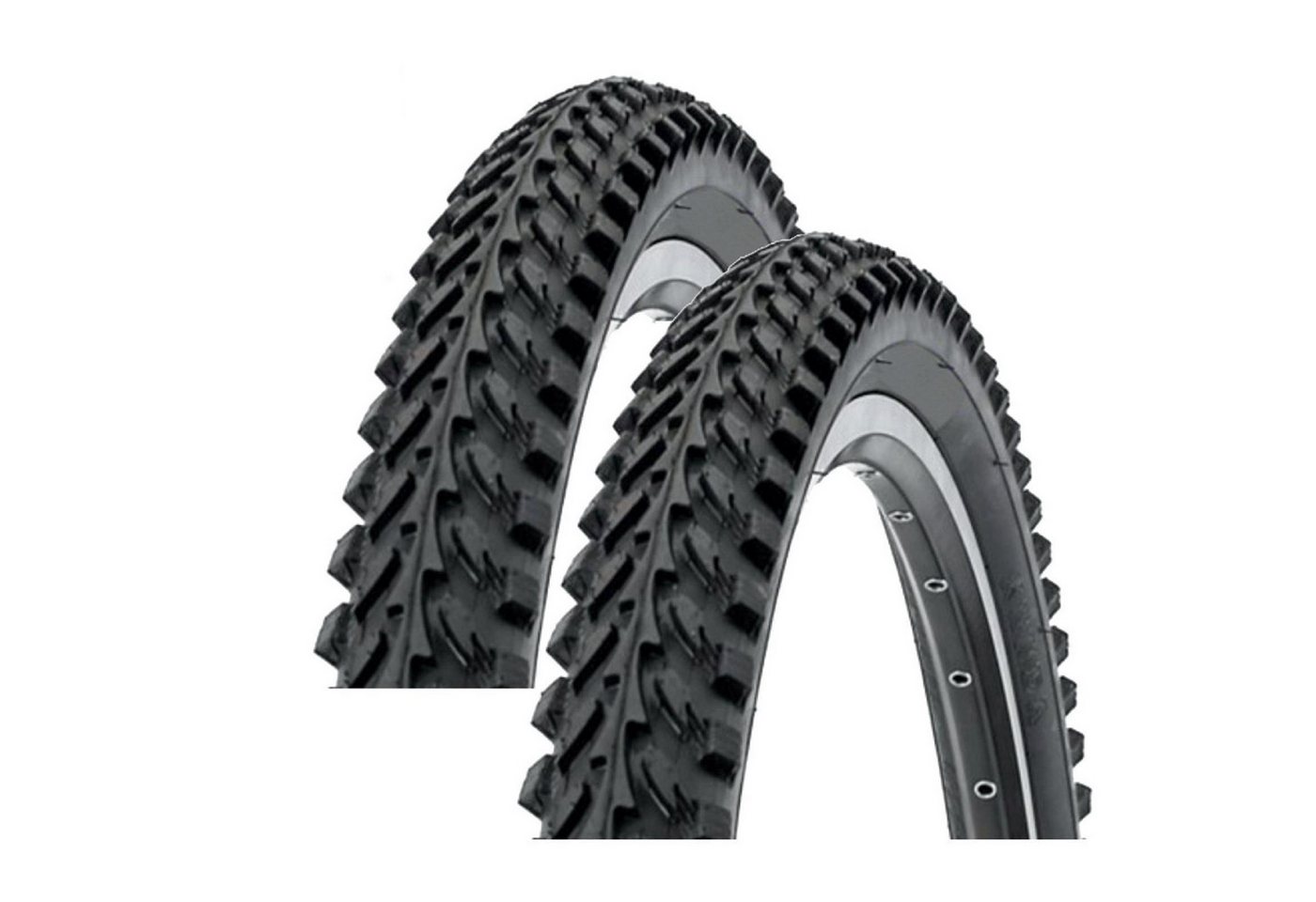 maxxi4you Fahrradreifen 2 x Kenda K-898 MTB 26 x 1,95 (50-559) Schwarz inkl. Reifenheber