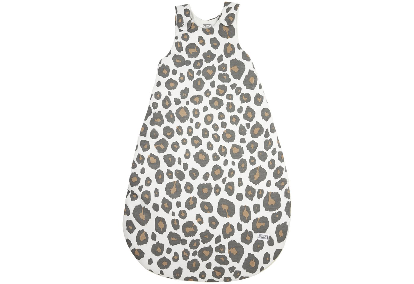 Meyco Baby Babyschlafsack Panter Neutral (100% Baumwolle, 1 tlg), 80/86 Bild 4